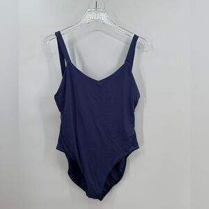 Vitamin A one piece‎ navy blue swimsuit size 14 NWT